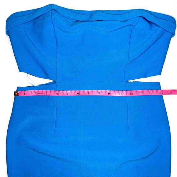 NWT Princess Polly Alaska Strapless Mini Dress in Blue Size 6 - Picture 14 of 16